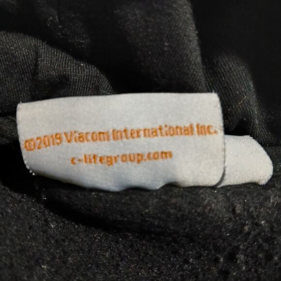 VTG Nickleodeon Rug Rats Large black hoodie Tommy Chuckie 90's large - Picture 12 of 12